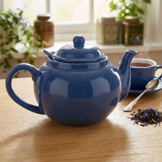 Amsterdam 2 Cup Infuser Teapot - Cadet Blue - Image 2