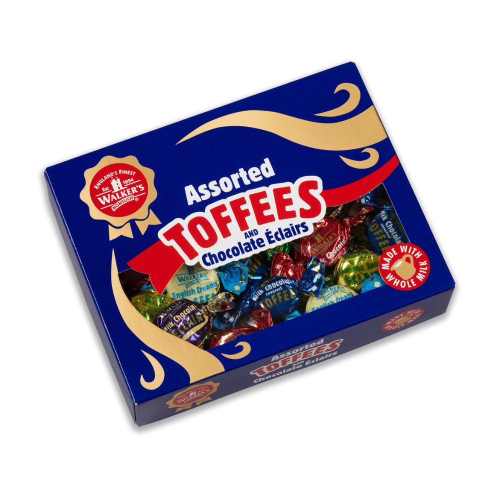 Walker’s Nonsuch Assorted Toffees & Choc Eclairs, Gift Box - 12.35oz (350g)