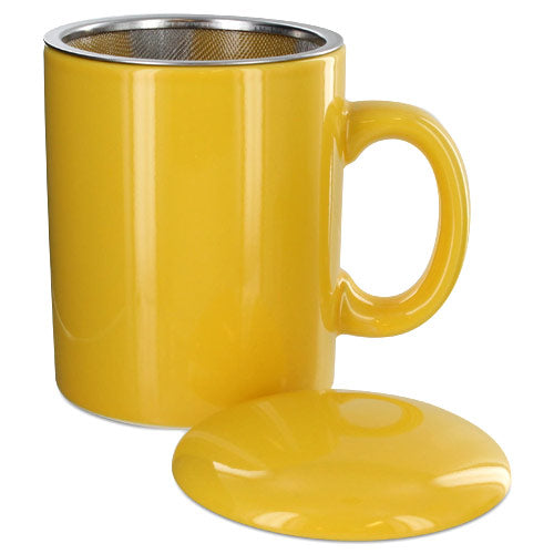 Teaz Cafe Infuser Mug with Lid - 11oz