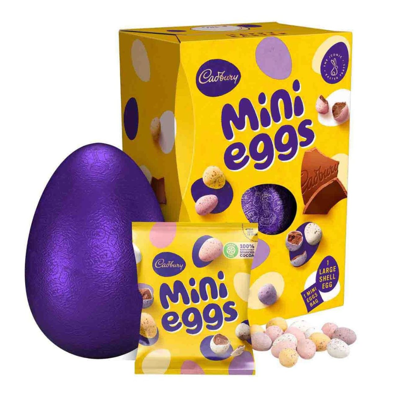 Cadbury Mini Eggs Medium Easter Egg - 6.38oz (181g)