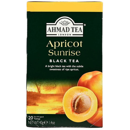 Ahmad Tea's Apricot Sunrise Flavored Black Tea Bags - 20 count - Image 2