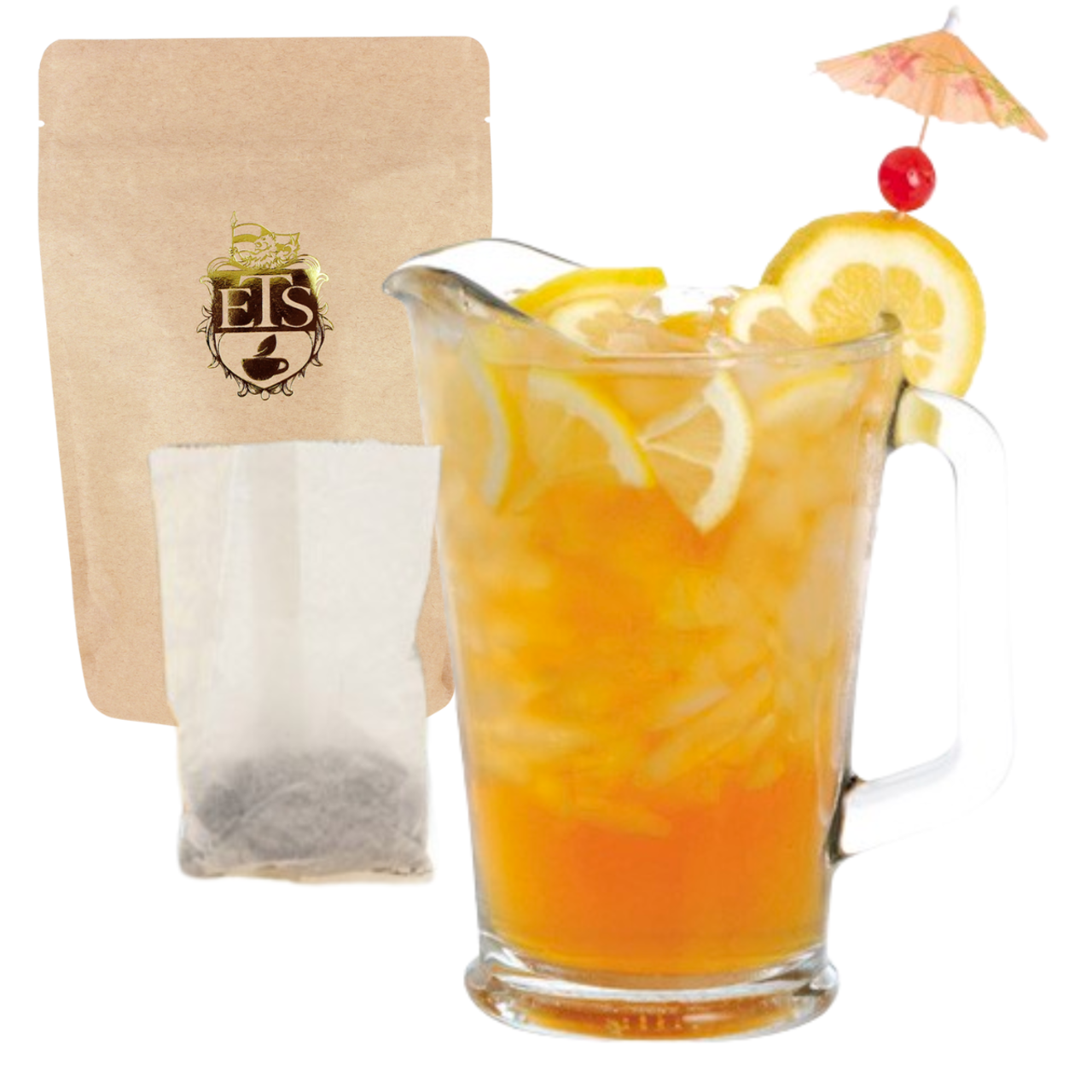 Organic Lemon Green Tea - 1 Gallon Iced Tea Bags - 5 or 10 Count
