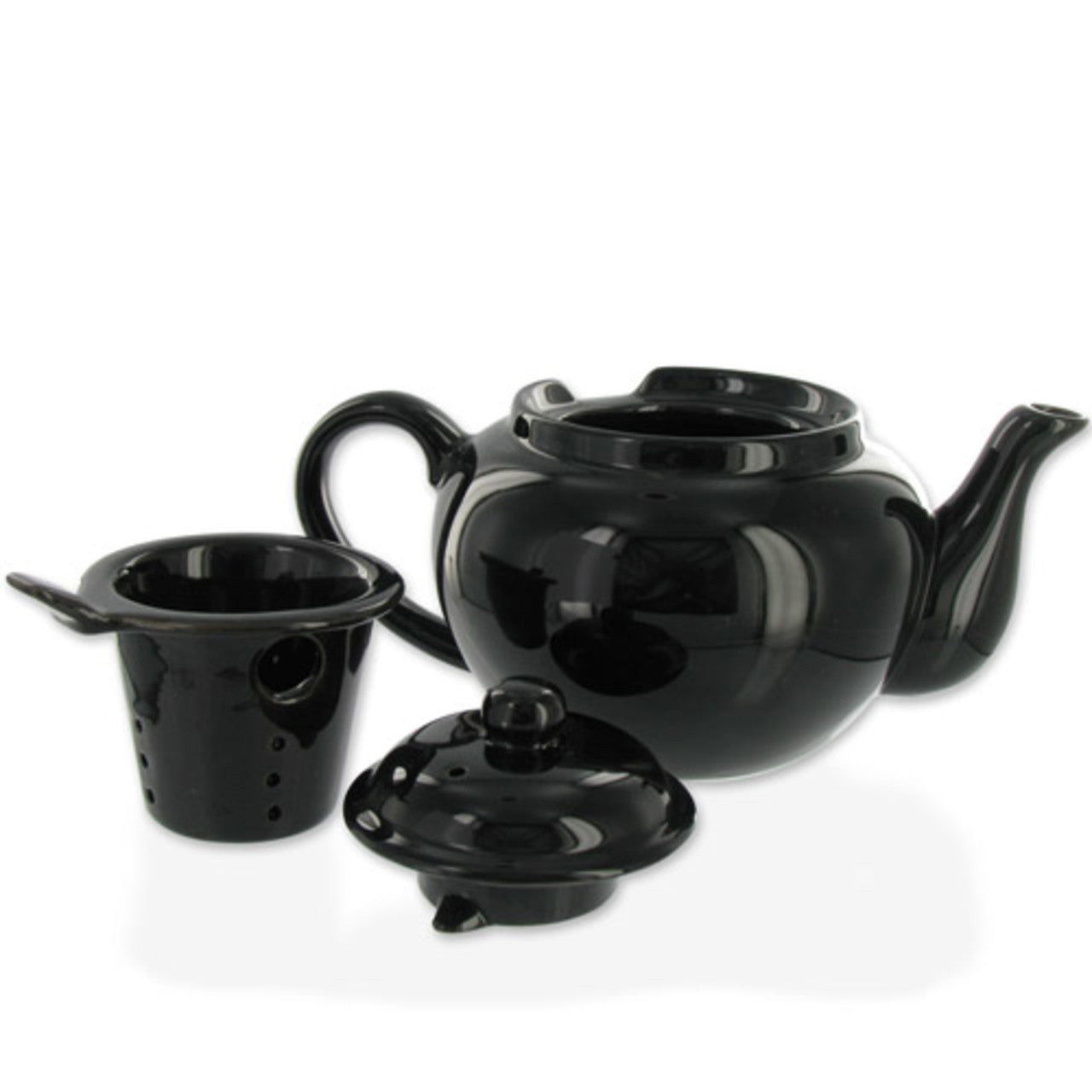 Amsterdam 2 Cup Infuser Teapot - Black