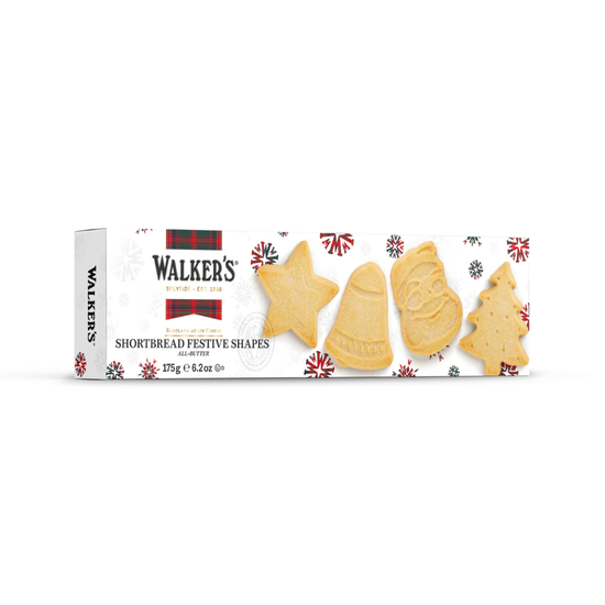 Walkers Shortbread Box - Festive Shapes - 6.2oz (175g) - Image 2