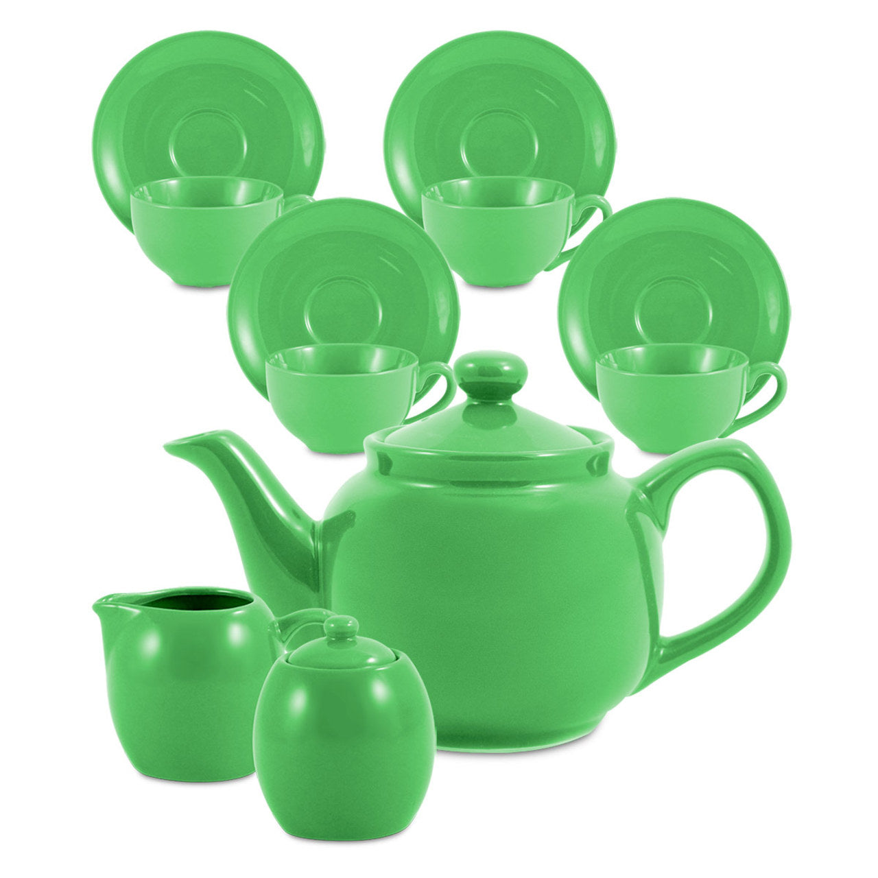 Amsterdam Tea Set - 6 Cup - Lime