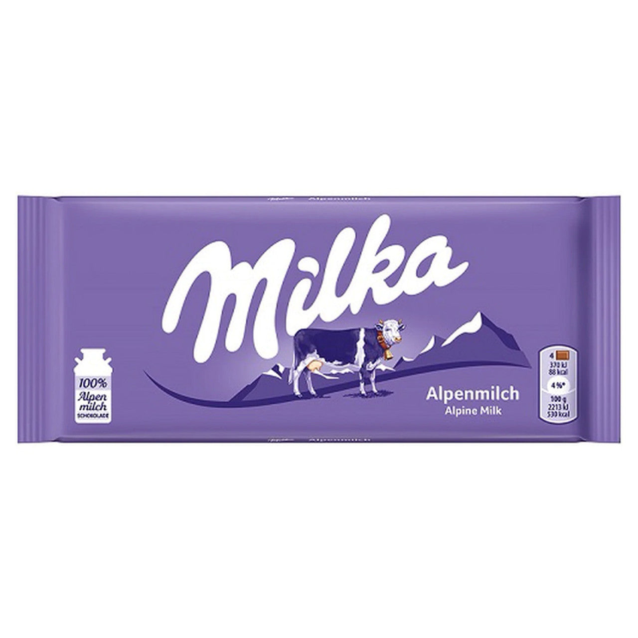 Milka Alpine Milk Chocolate Bar- 3.5oz (100g)