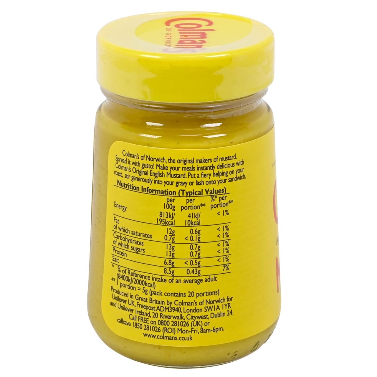 Colman's Original English Mustard- 3.52oz (100g)