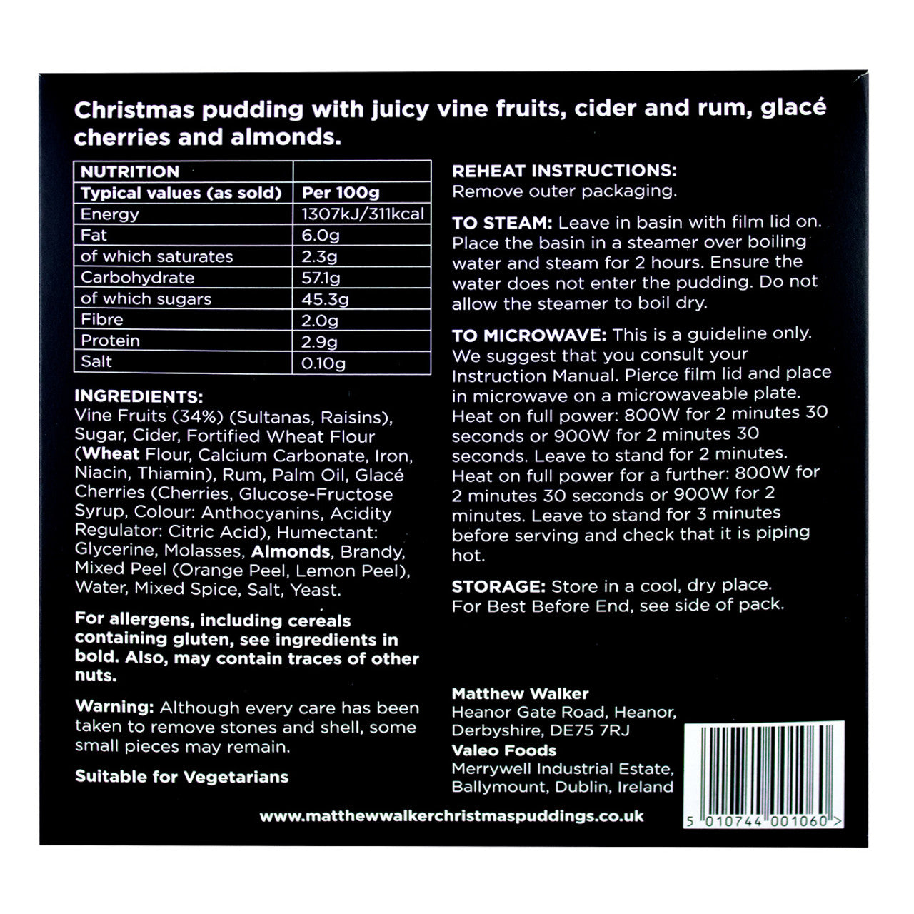 Matthew Walker Luxury Christmas Pudding - 28.21oz (800g)