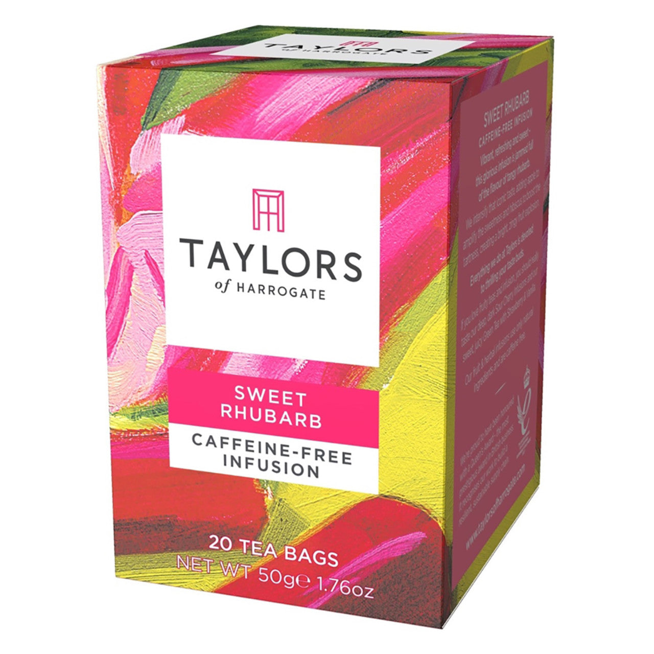 Taylors of Harrogate Tea - Sweet Rhubarb Infusion Herbal Tea - 20 count