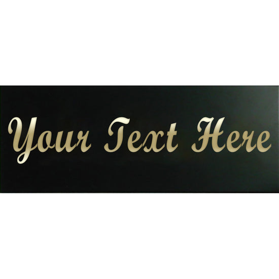 Small Black Engraving Plate - 1in x 2.5in - Image 2