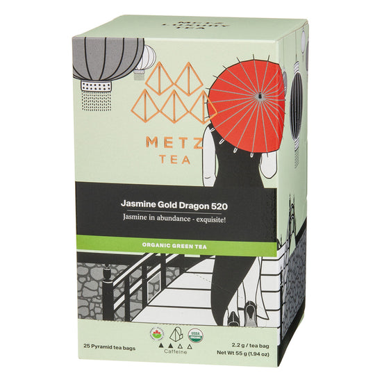 Metz Organic Jasmine Gold Dragon Tea - 25 count - Image 2