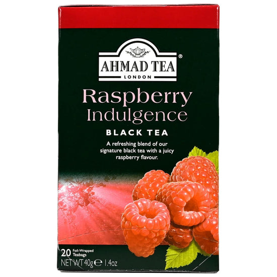 Ahmad Tea's Raspberry Indulgence Flavored Black Tea Bags - 20 count - Image 2