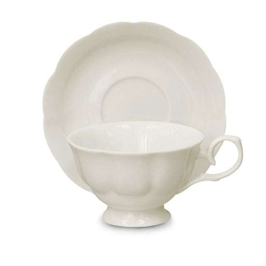 Full Porcelain White Tea Set - Diana - Image 2