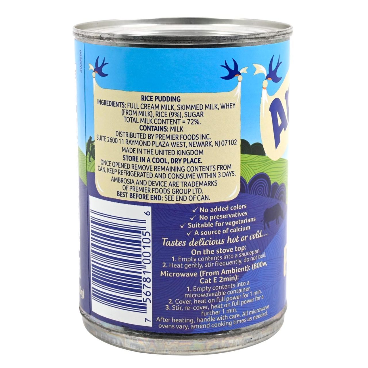 Ambrosia Creamed Rice Pudding - 14oz (400g)