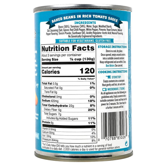 Batchelor's Beans in Tomato Sauce - 14.8oz (419g) - Image 2