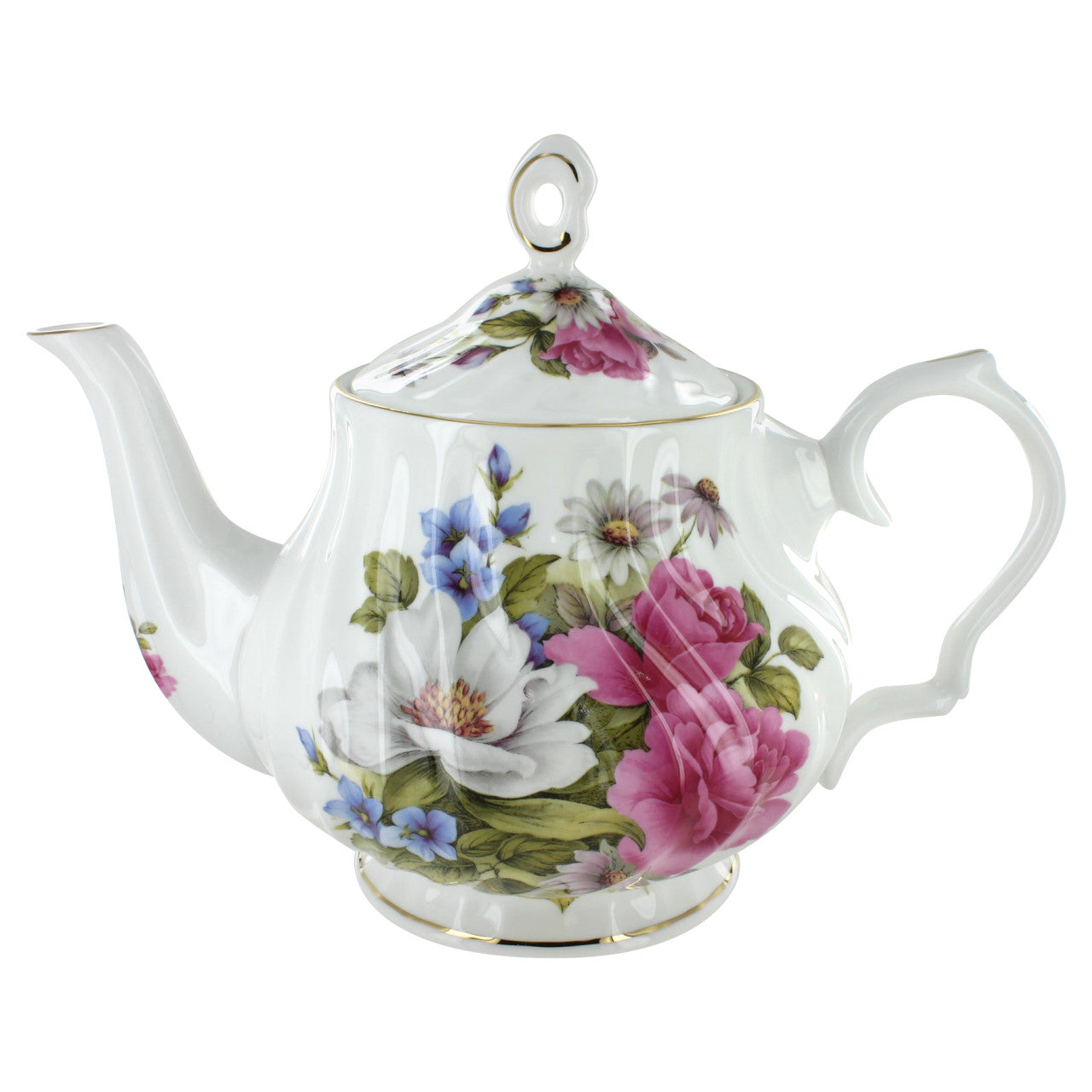 Grace's Rose Bone China - 5 Cup Teapot