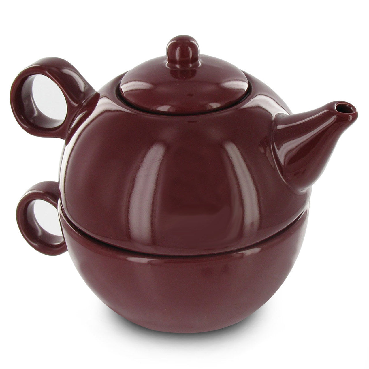 Amsterdam Tea for One Burgundy