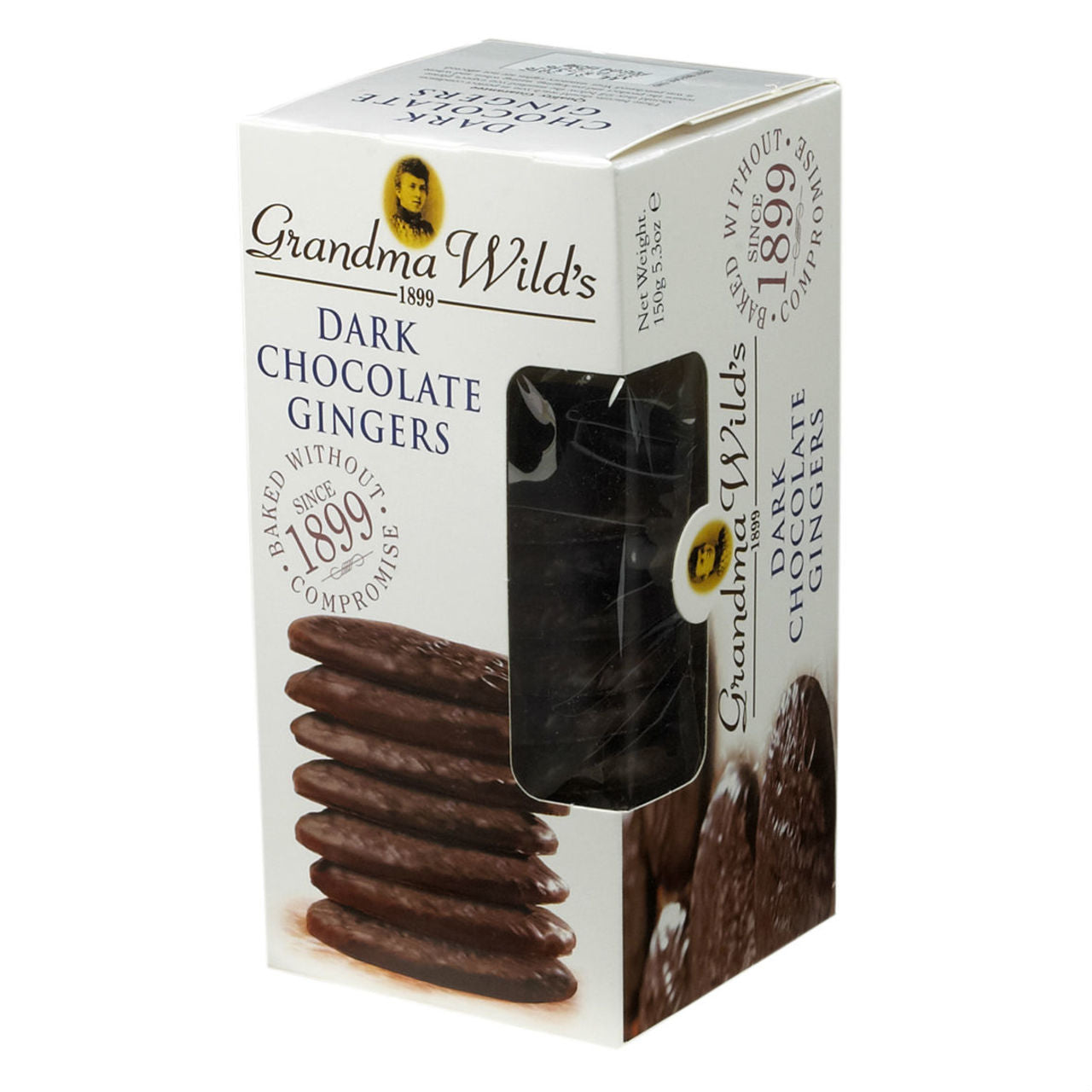 Grandma Wild’s Dark Chocolate Gingers – 5.3 oz. (150g)