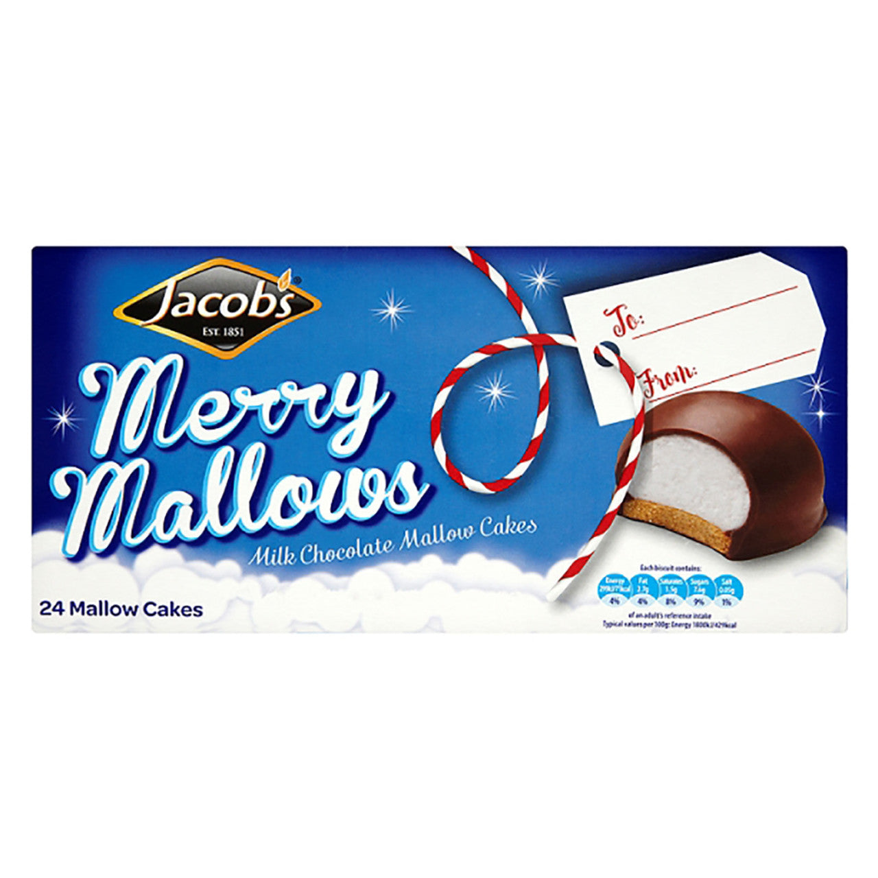 Jacobs Chocolate Mallows Carton - 400g