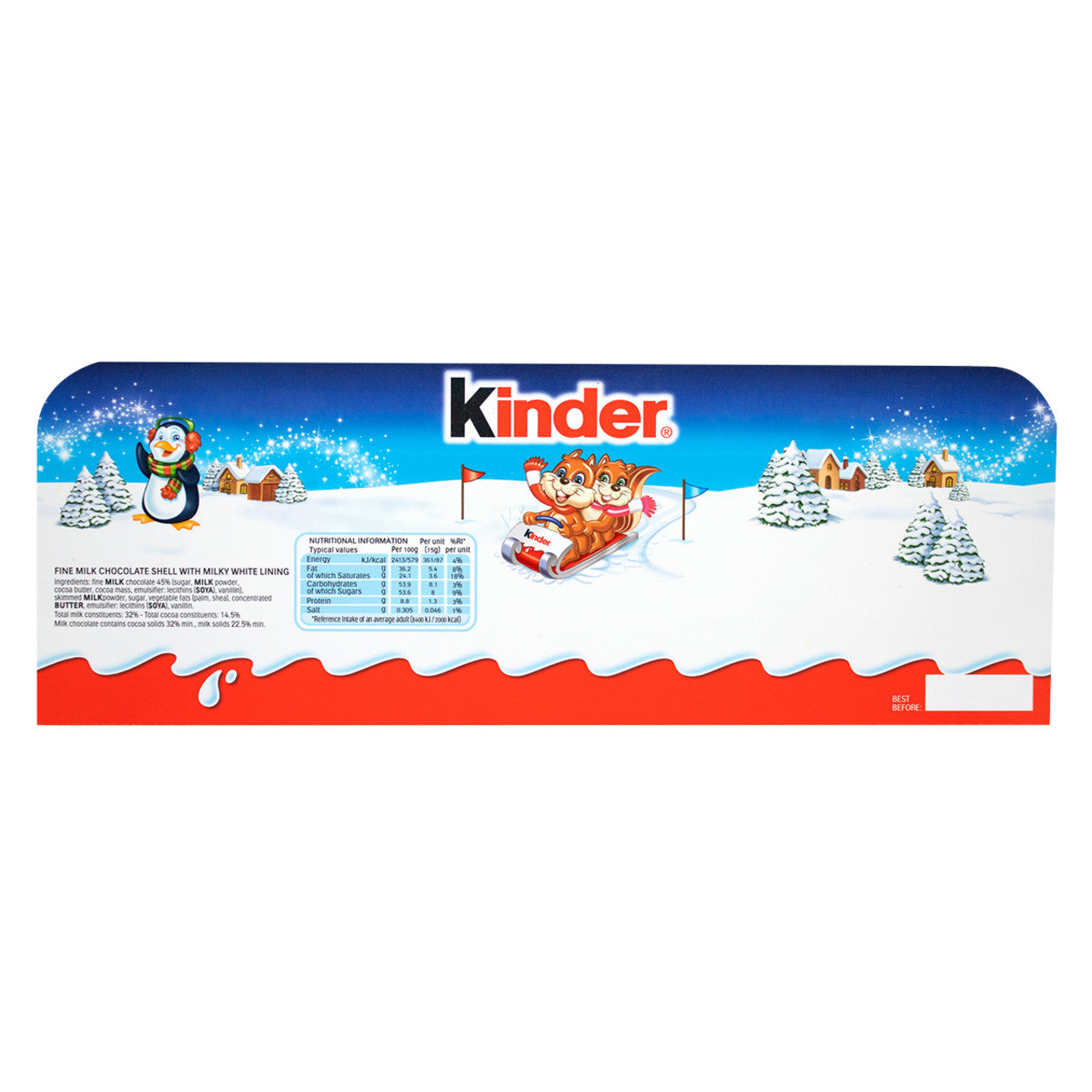 Kinder Mini Christmas Figures 15g x 6 (90g)