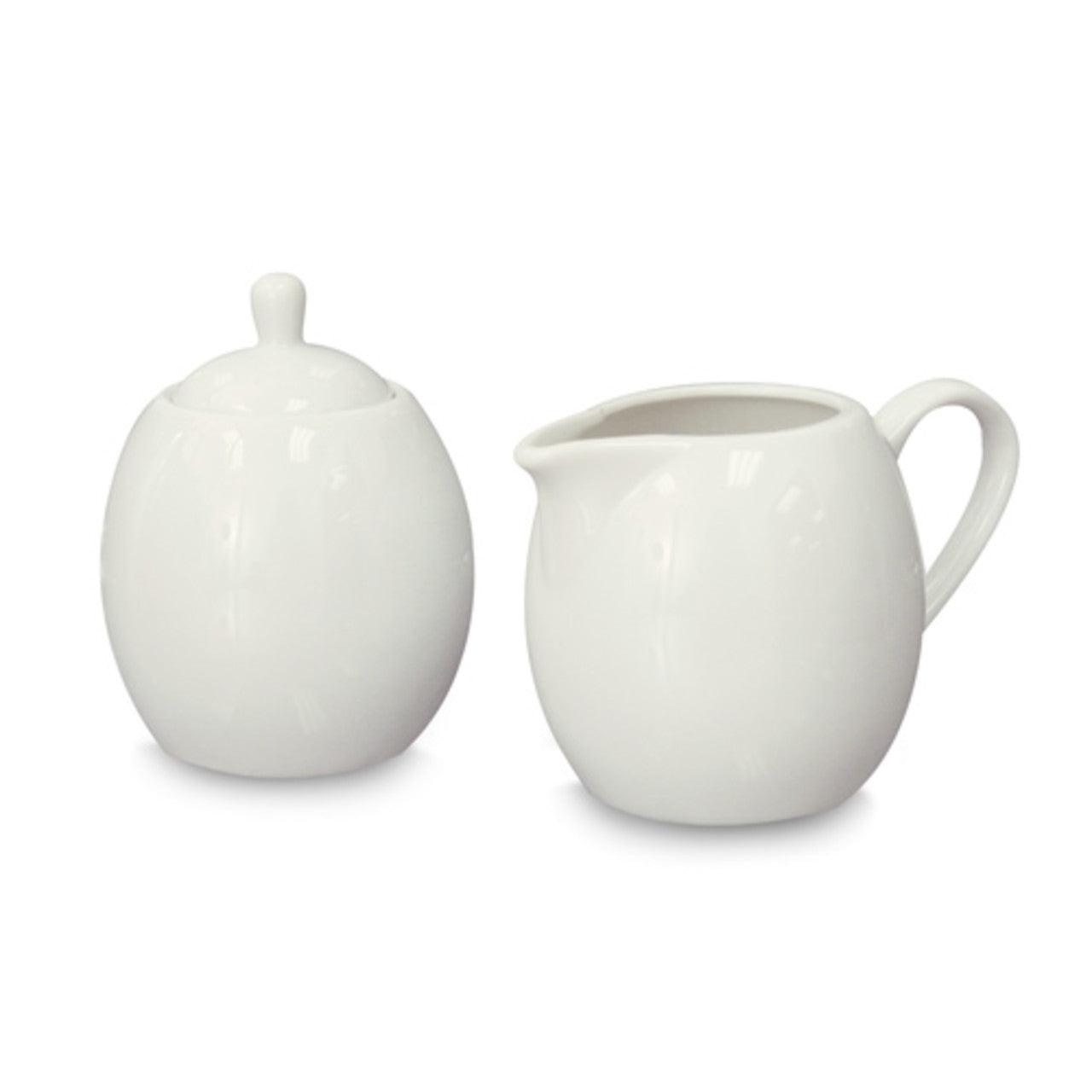 Full Porcelain White Tea Set - Diana