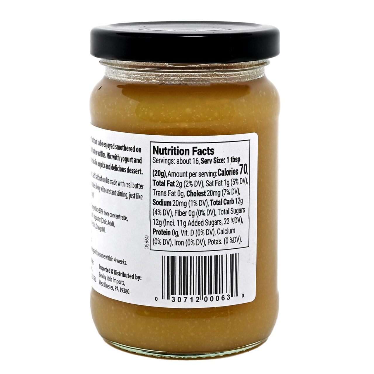 Welsh Lady's Orange Curd - 11oz (311g)
