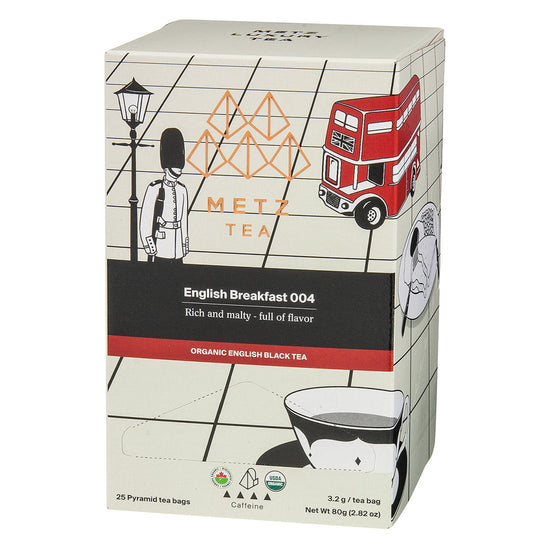 Metz Organic English Breakfast Tea - 25 count - Image 2