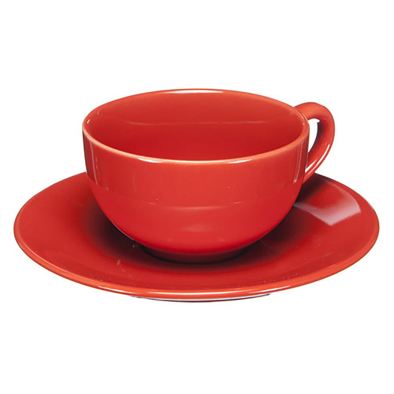 Amsterdam Tea Cup and Saucer - Red – English Tea Store