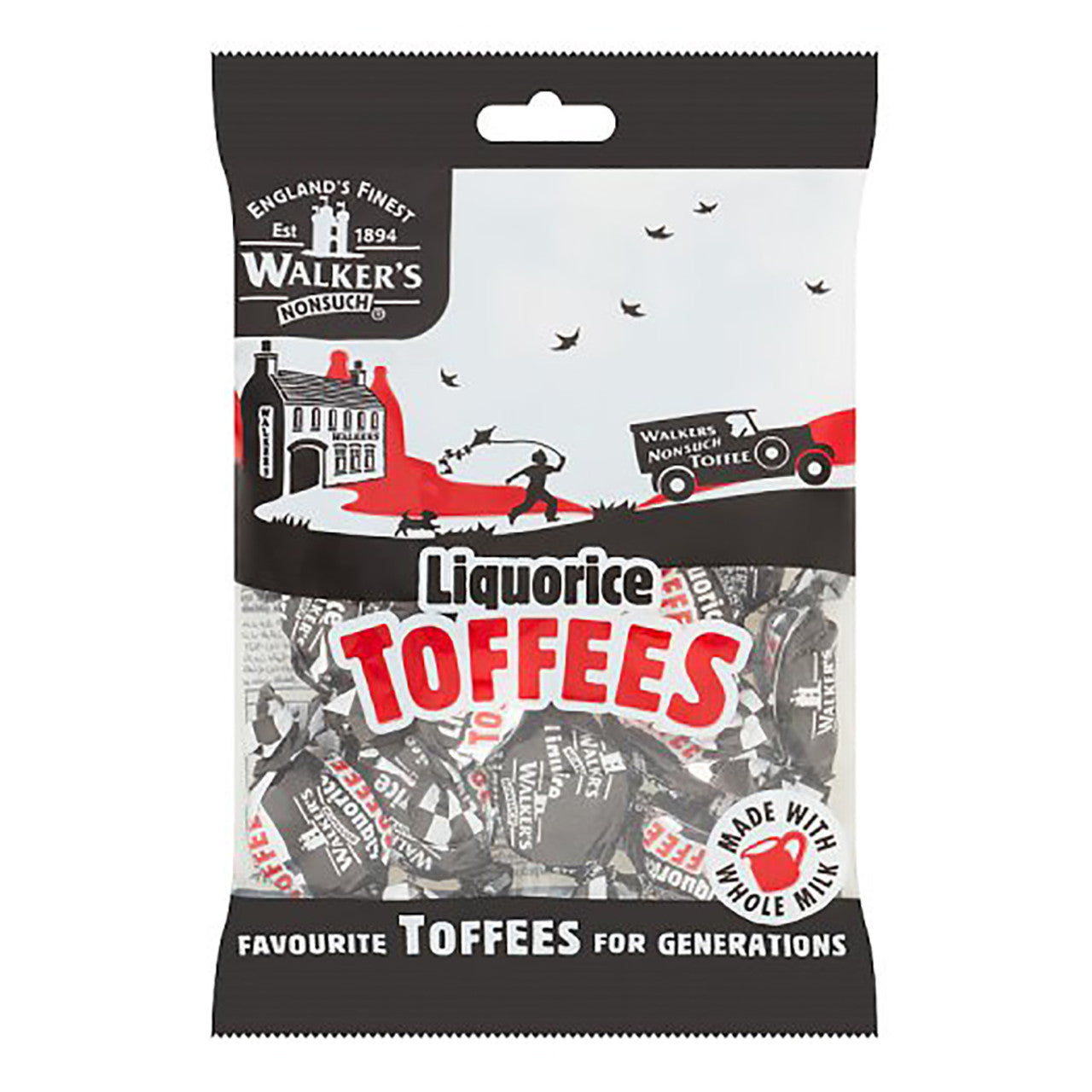 Walkers Nonsuch Liquorice Toffees - 5.29oz (150g)