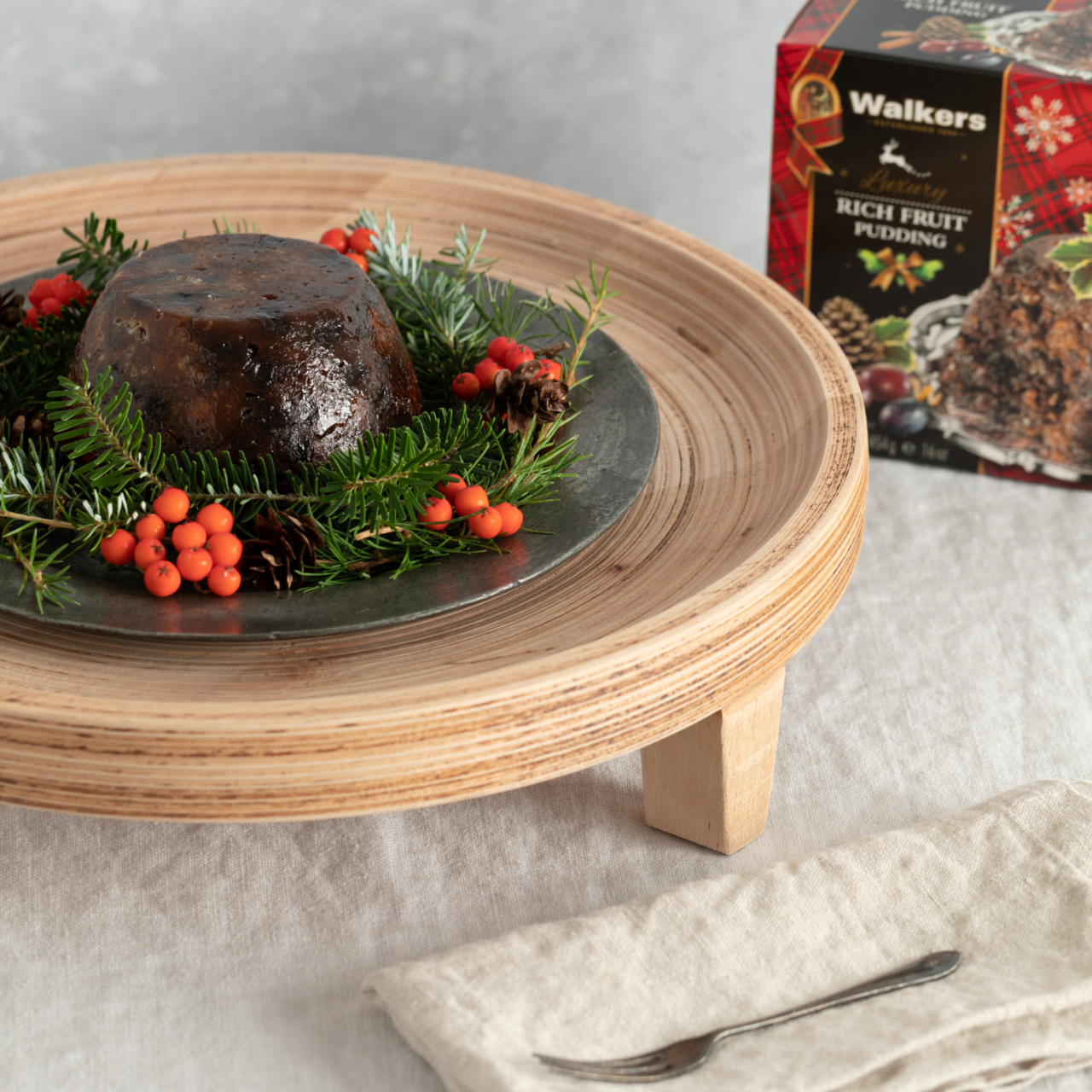 Walkers Christmas Pudding with Rich Fruit - 16oz (454g)