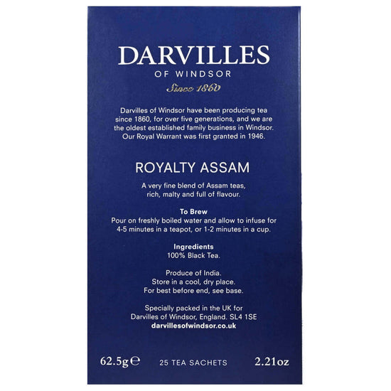 Darvilles of Windsor Royalty Assam Tea - 25 Count - Image 2