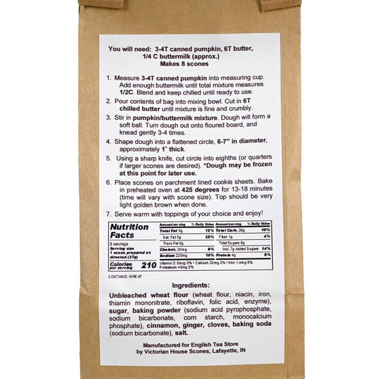 ETS Scone Mix - Pumpkin Spice - 10.29oz (292g) - Image 2