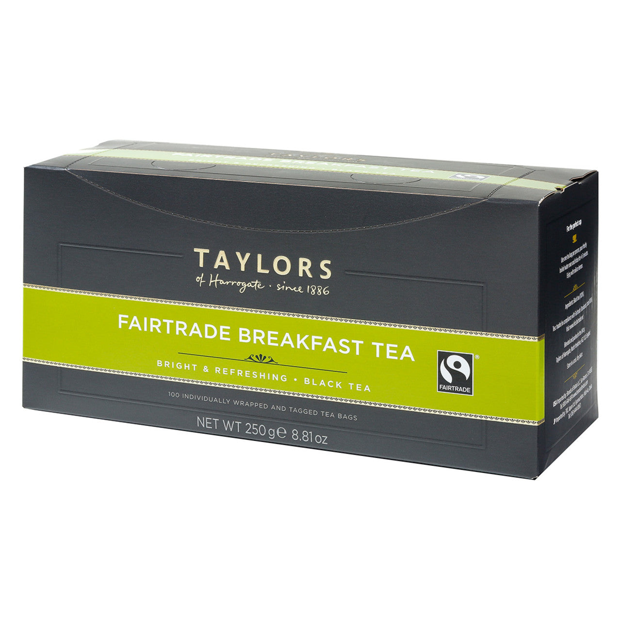 Taylors of Harrogate Fairtrade Breakfast - String & Tag 100 count