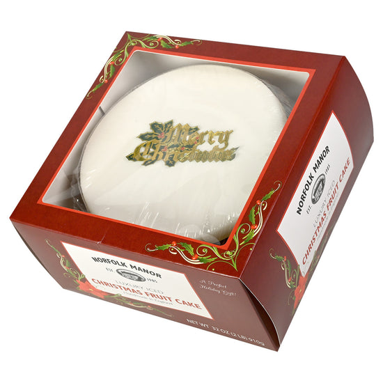 Top Iced Christmas Cake by Norfolk Manor - 32oz (907g) - Image 2