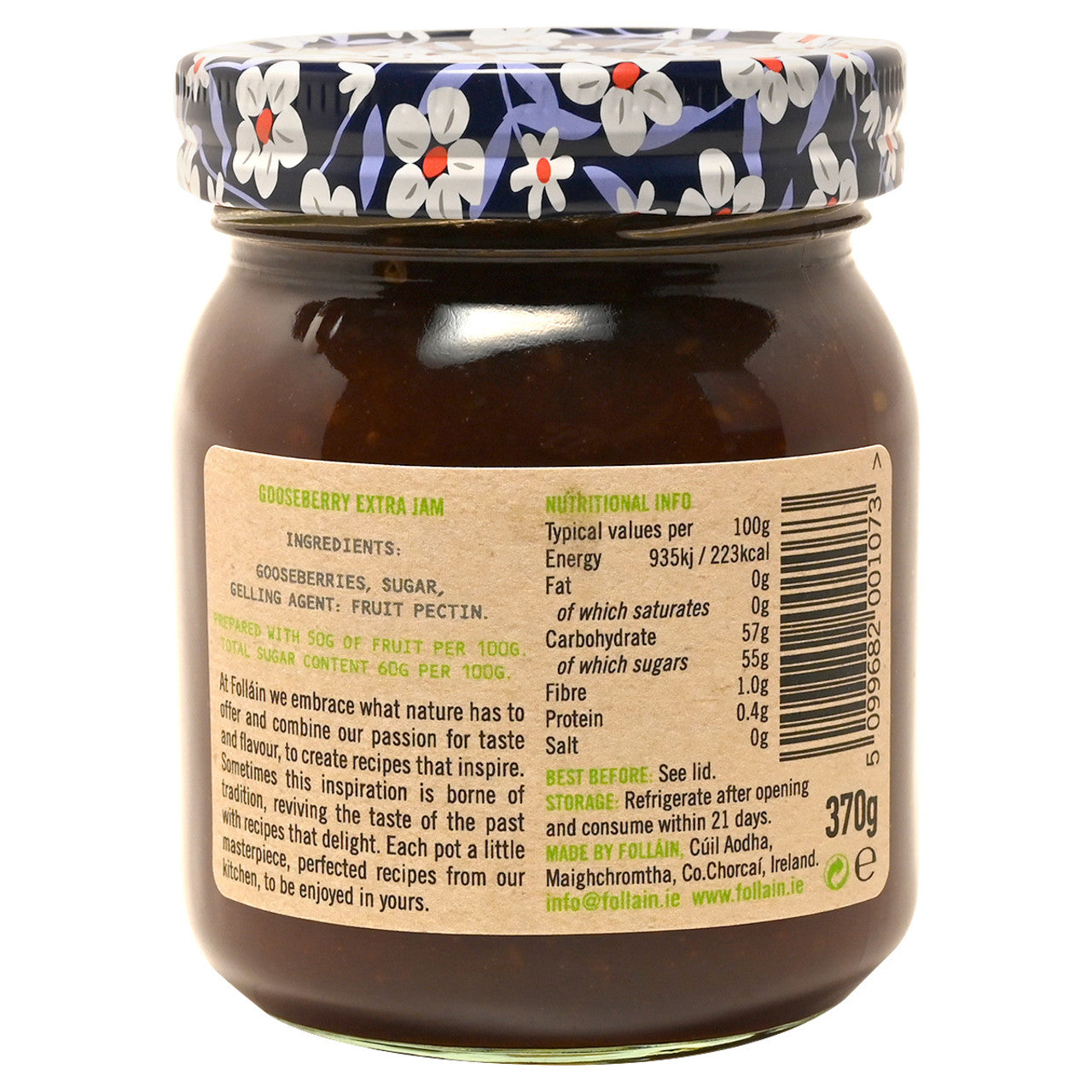 Follain Gooseberry Jam - 13oz (370g)