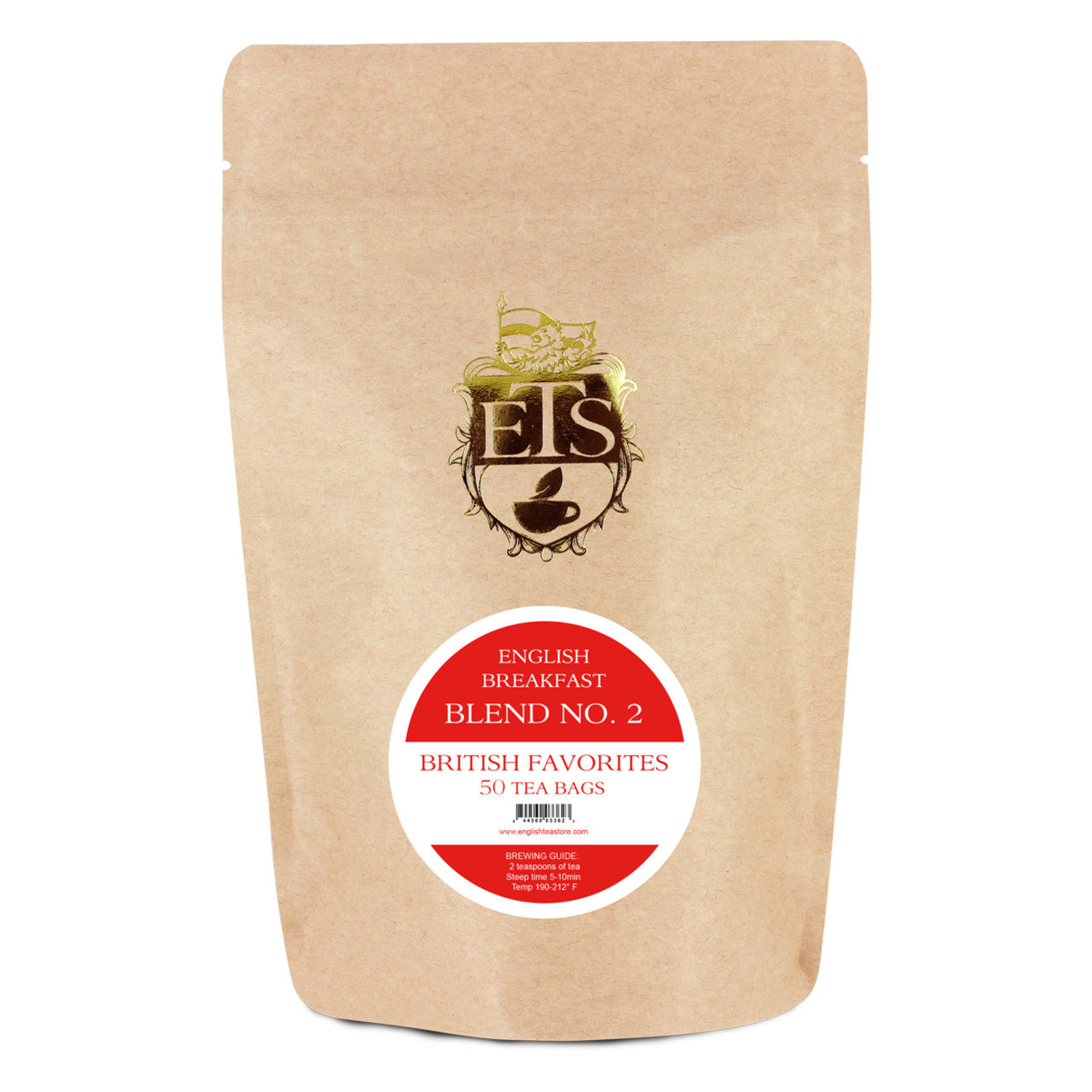 English Breakfast Blend No. 2 Tea - Tea Bags