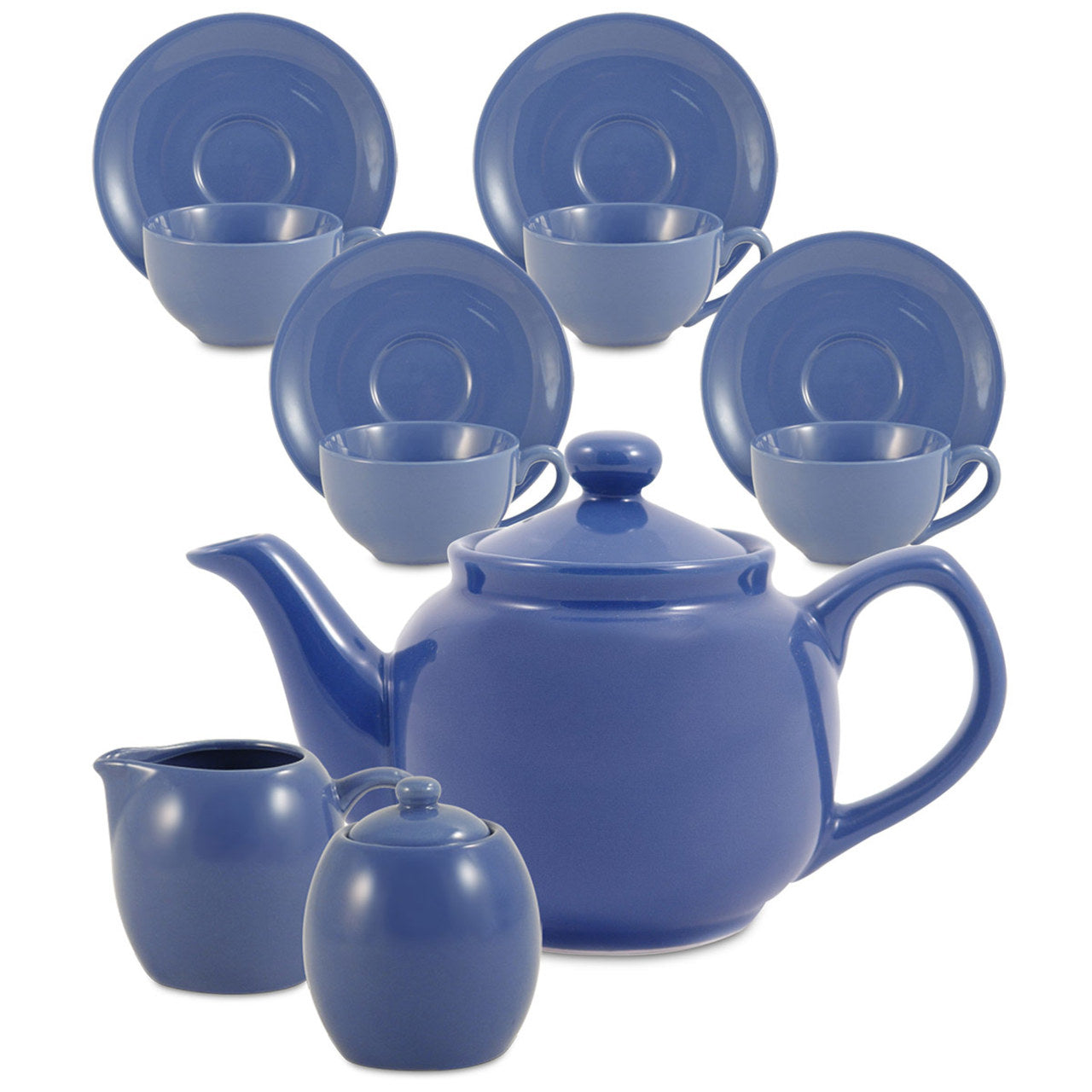 Amsterdam Tea Set - 6 Cup - Cadet Blue