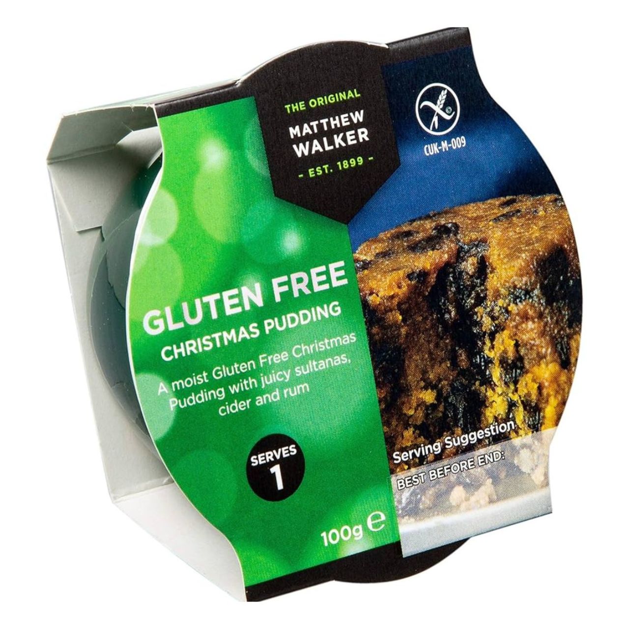 Matthew Walker's Gluten Free Christmas Pudding - 100g