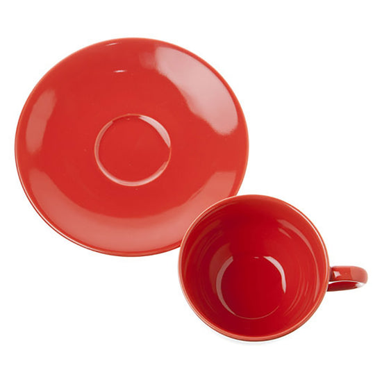 Amsterdam Tea Cup and Saucer - Red - Image 2