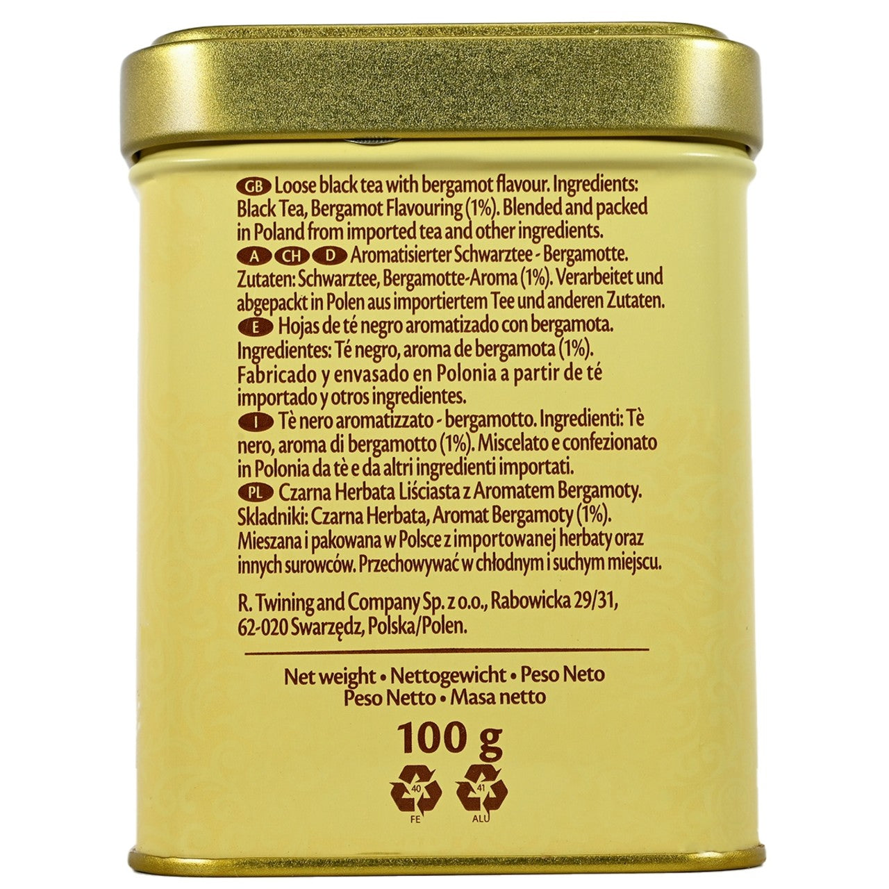 Twinings Earl Grey Loose Tea Tin - 3.53oz (100g)