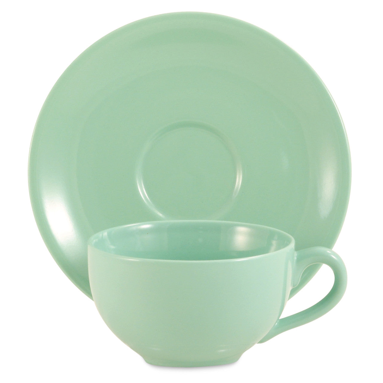 Amsterdam Tea Cup & Saucer - Sea foam