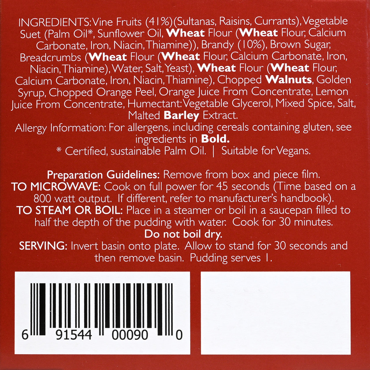 Coles Brandy Pudding 112g - 4oz