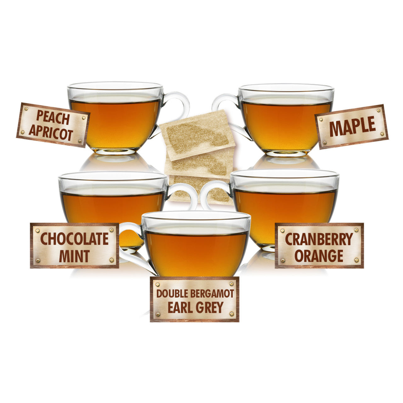 Time for Tea Sampler - 5 Tea Bags of 5 Delicious Teas