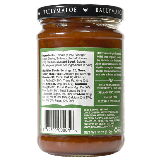 Ballymaloe Original Tomato Relish - 11oz (310g) - Image 2
