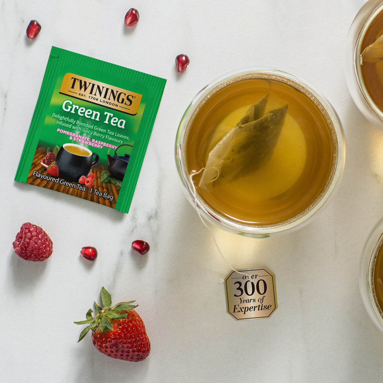 Twinings' Green Tea with Pomegranate, Raspberry & Strawberry - 20 count