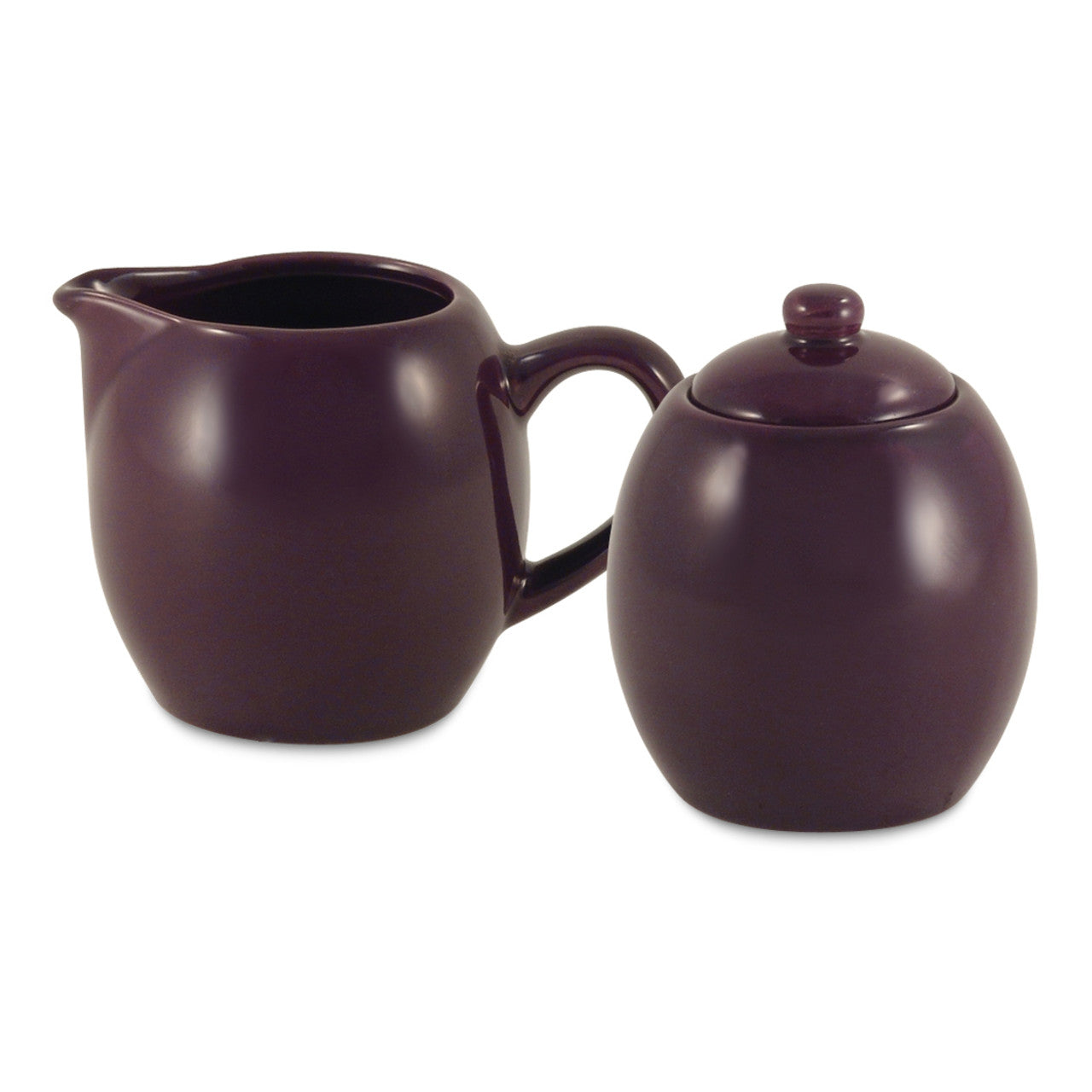 Amsterdam Cream & Sugar Set - Plum