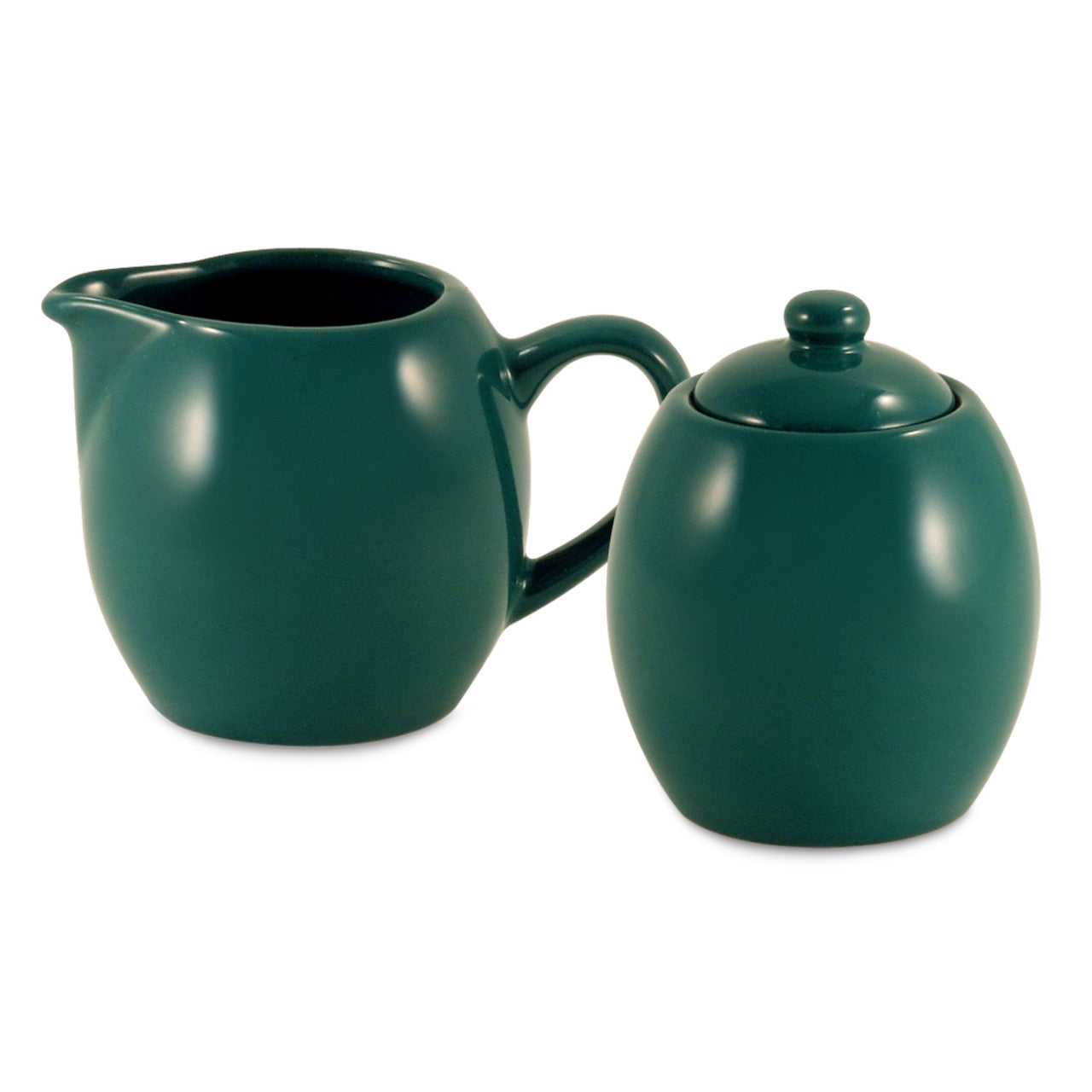 Amsterdam Cream & Sugar Set - Green