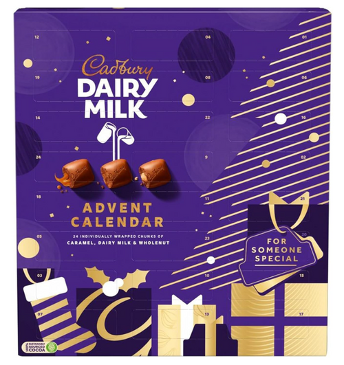 Cadbury Dairy Milk Advent Calendar - 9.1oz (258g)