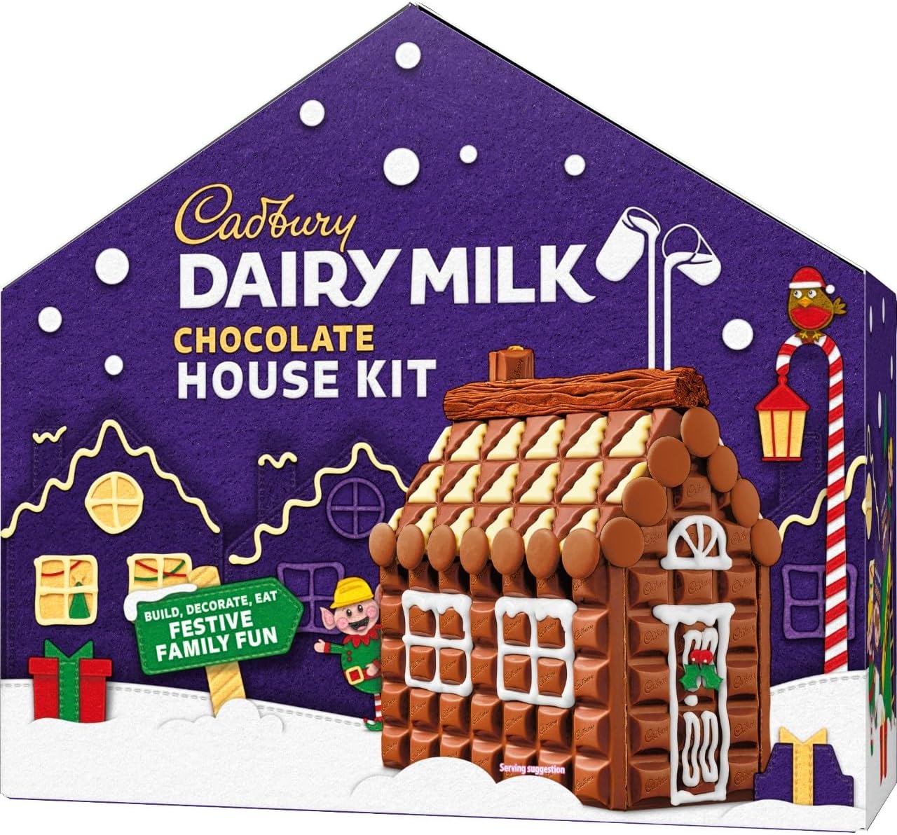 Cadbury Dairy Milk Christmas House Kit Chocolate - 29.6oz (840g)