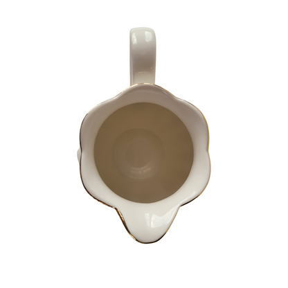 Luster Gold - White - Sugar and Creamer Set